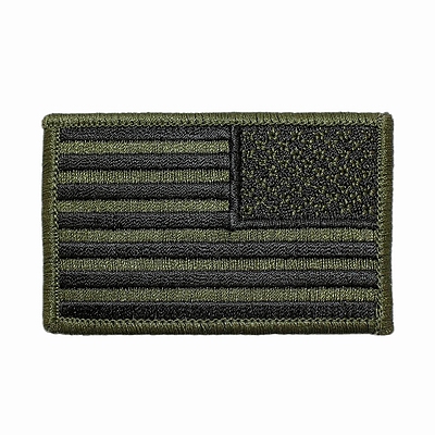  "Reverse Subdued US Flag" (5  x 7,6 ) Rothco  !!!