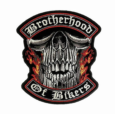������� "Brotherhood Of Biker" (9,5 �� x 10 ��) Hot Leathers  ������!!! 