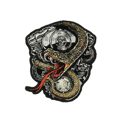  "Rattler Front" (9  x 10 ) Hot Leathers  C!!! 