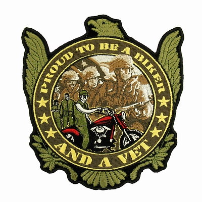  "Proud To Be A Biker" (12,5  x 14 ) Hot Leathers  C!!! 