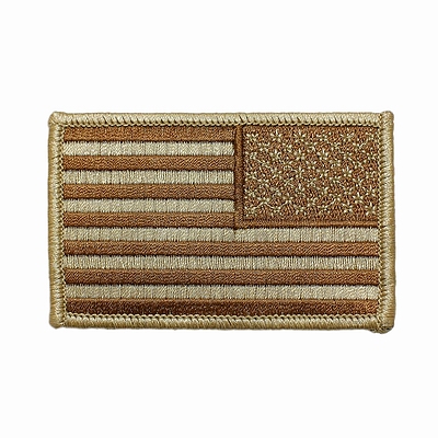  "Reverse Tan Desert US Flag" (5  x 7,6 ) Rothco  C!!! 