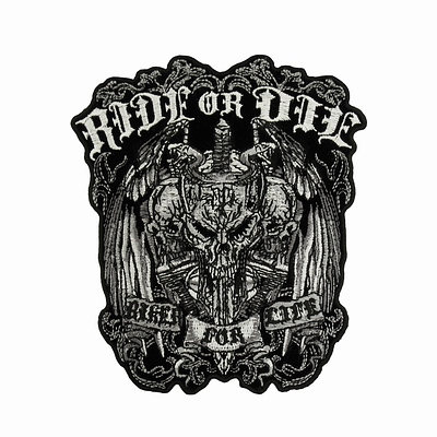 ������� "Ride Or Die" (11,5 �� x 13 ��) Hot Leathers  C�����!!! 