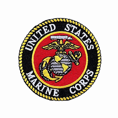  "USMC Logo" (8  x 8 ) Hot Leathers  C!!!